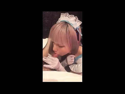 ❤️ Japanese Idol [mayuka], Frânsk faam kostúm, diel 1, blowjob en jerk off mei lotion ❤️❌ Russyske porno by wy ❌️